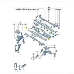 WHT009900 Volkswagen Adhesive Film
