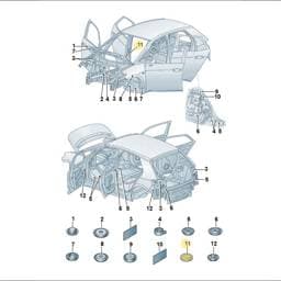 WHT007625 Volkswagen Bung