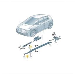 WHT008801 Volkswagen Clip