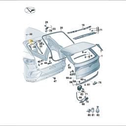 N91261101 Volkswagen Multi-Point Socket Bolt