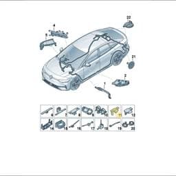 WHT009500 Volkswagen Clip