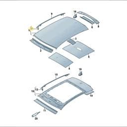 WHT003869 Volkswagen Riveted Cap Nut