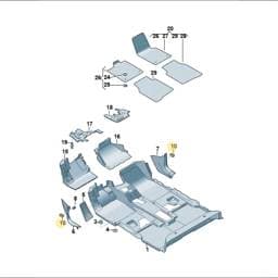 N90243801 Volkswagen Clip