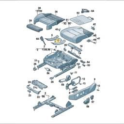 N91194401 Volkswagen Seat Frame Plug