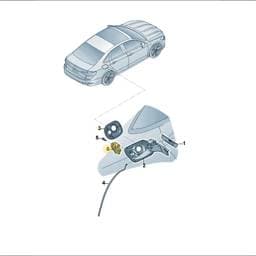 80A862159A Volkswagen Fresh Air Flap