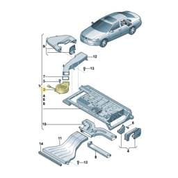 7P0907463 Volkswagen Fan Motor