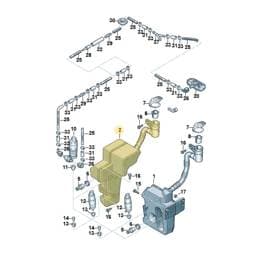 5C6955453L Volkswagen Washer Fluid Reservoir