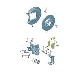 JZW698451 Volkswagen Brake Pads Set