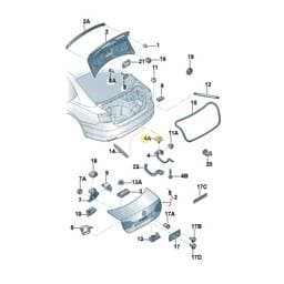 N91165501 Volkswagen Hex Socket Head Bolt