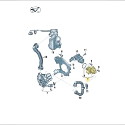 05E131097 Volkswagen Cluster Valve