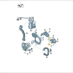 WHT003380A Volkswagen O-Ring Seal