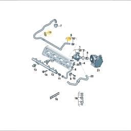 N10732301 Volkswagen Retainer For Fuel Line