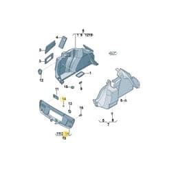 N90833001 Volkswagen Retaining Washer