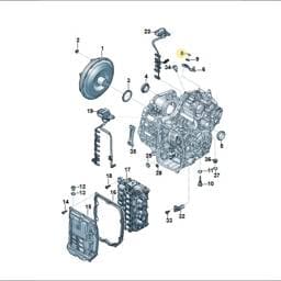 WHT011537 Volkswagen Hexagon Nut