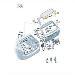 WHT003736 Volkswagen Body Clip