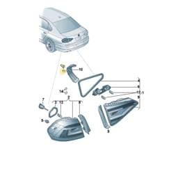 WHT004871 Volkswagen Domed Cap Nut