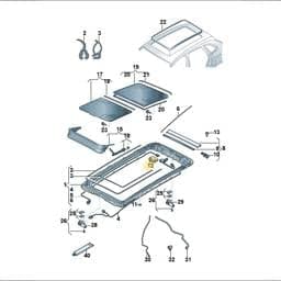 8Y1907594AC Volkswagen Sunroof Control Unit