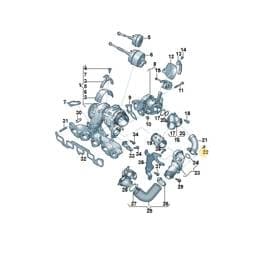 N10571403 Volkswagen Oval Hexagon Socket Head Bolt