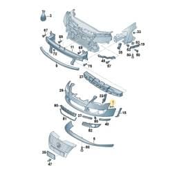 WHT000490 Volkswagen Pin