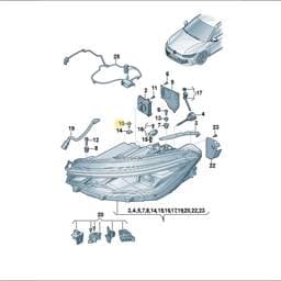 N90684704 Volkswagen Hexagon Socket Head Bolt