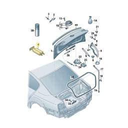 D173KD2A1 Volkswagen Sliding Door Control Unit