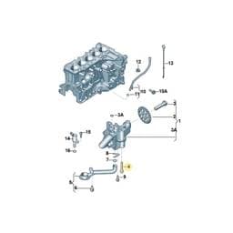 N91026702 Volkswagen Socket Head Collared Bolt