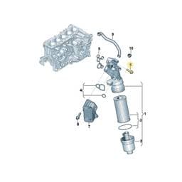 N90870504 Volkswagen Socket Head Bolt