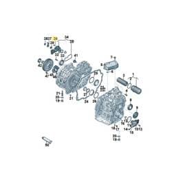 WHT004980 Volkswagen Oval Hexagon Bolt
