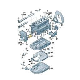 WHT001396 Volkswagen Main Fuse Socket