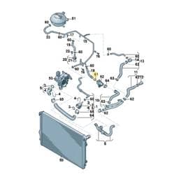 N90702001 Volkswagen Corrugated Tube Joiner