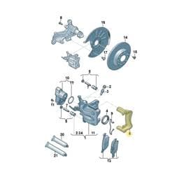 8V0615425A Volkswagen Brake Caliper Bracket