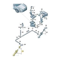 3AA955104 Volkswagen Lift Cylinder