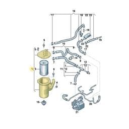 7N0127400F Volkswagen Fuel Filter