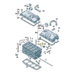 N01471015 Volkswagen Socket Head Bolt