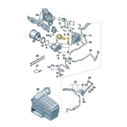 04L131501L Volkswagen Exhaust Recirculation Valve