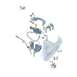N90739703 Volkswagen Panel Screw