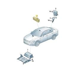 5GM035624PTY Volkswagen Control Unit (St.Tropez/Dark Grey)