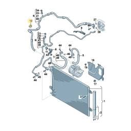 N10755001 Volkswagen Clamp (A/C Refrigerant Circuit)