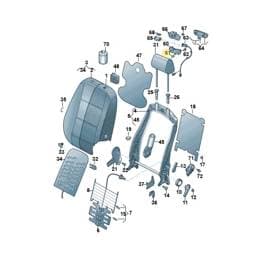 WHT005160 Volkswagen Riveted Cap Nut