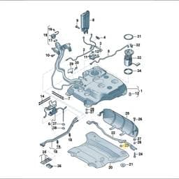 N10435510 Volkswagen Collar Nut