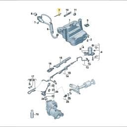 WHT011109 Volkswagen Cable Tie With Bracket