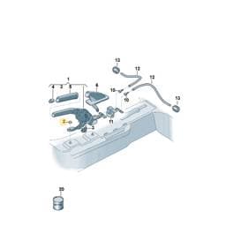 N10435507 Volkswagen Collar Nut
