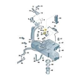 3C0201505 Volkswagen Retainer For Fuel Filter