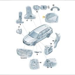 7P0010804Q Volkswagen Type Plate