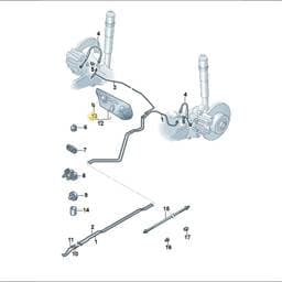 N91123501 Volkswagen Hexagon Socket Flathead Bolt