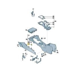 WHT004816 Volkswagen Clip