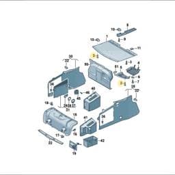 N10545202 Volkswagen Hexagon Socket Head Panel Bolt