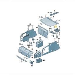N10545302 Volkswagen Hexagon Socket Head Panel Bolt