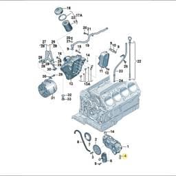 N90857801 Volkswagen Socket Head Bolt