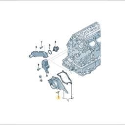 N90827703 Volkswagen Oval Socket Head Bolt